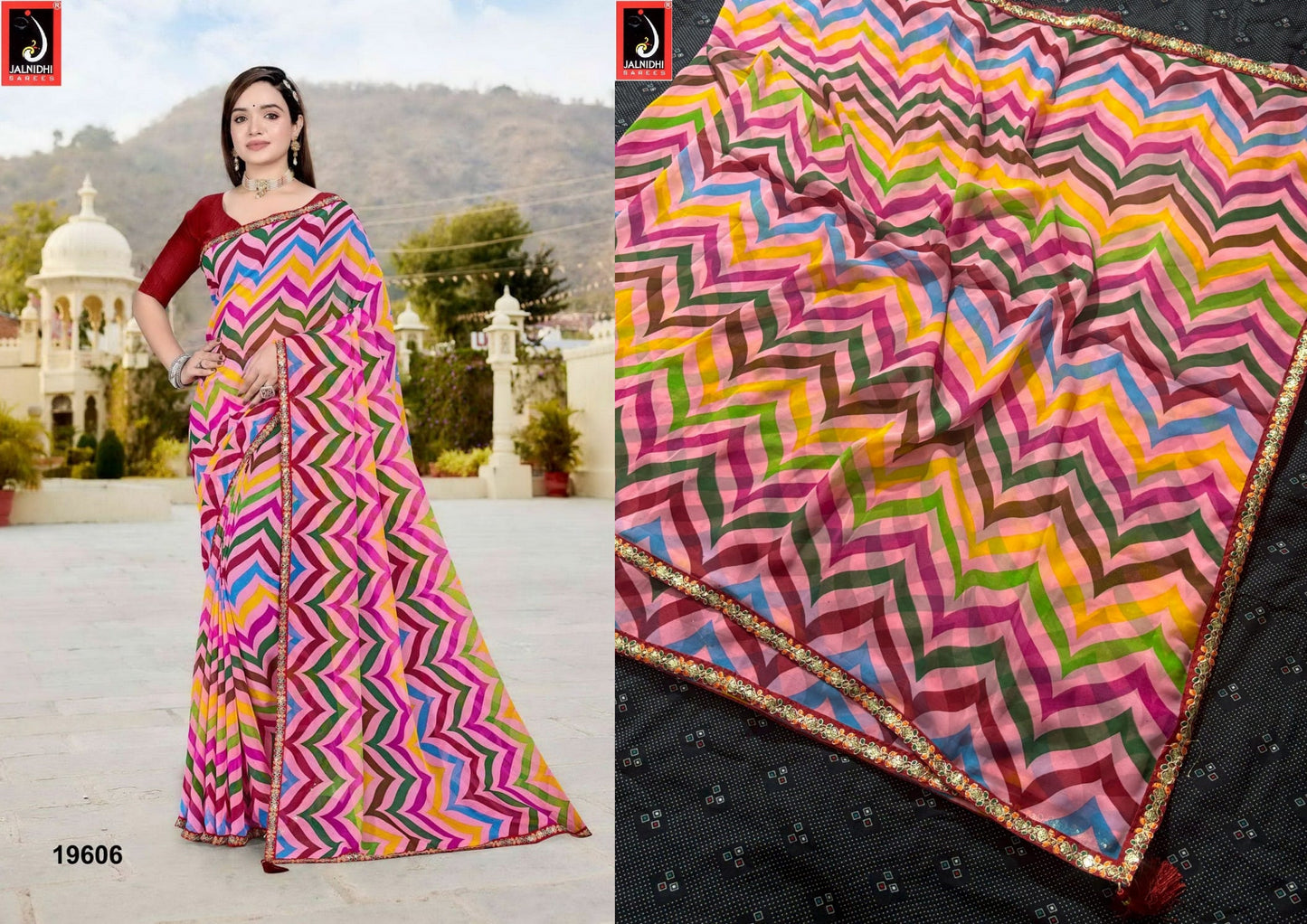 19606 Nikita Jalnidhi Heavy Georgette Sarees