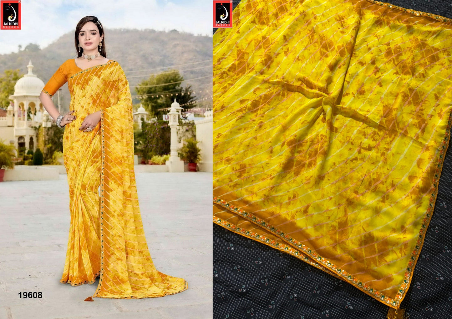 19608 Nikita Jalnidhi Heavy Georgette Sarees