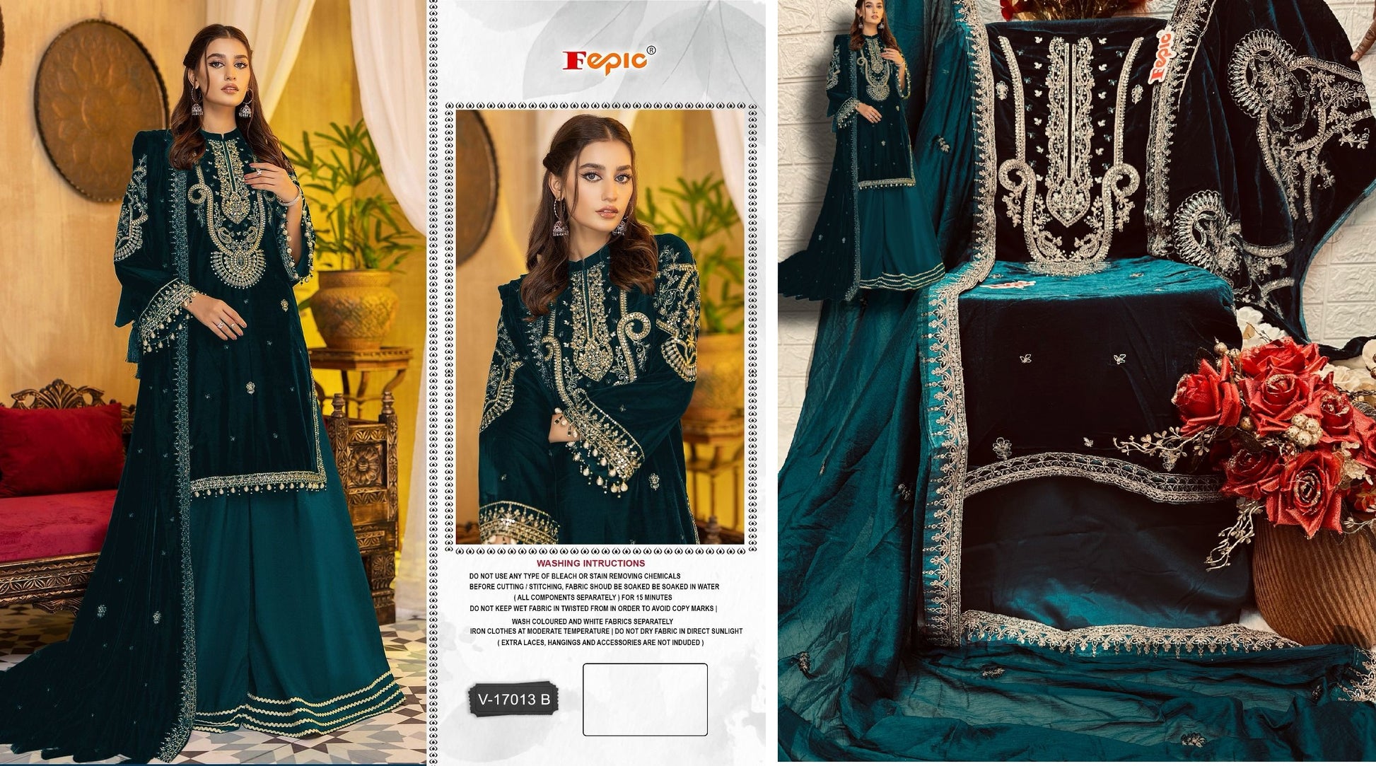 V-17013B Fepic Pakistani Salwar Suits