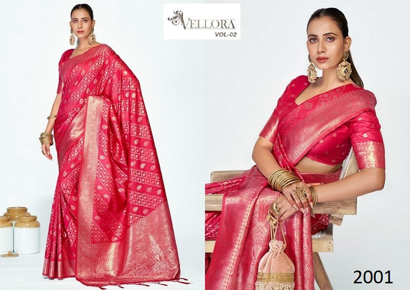 2001 Vol 2 Vellora Banarasi Silk Sarees