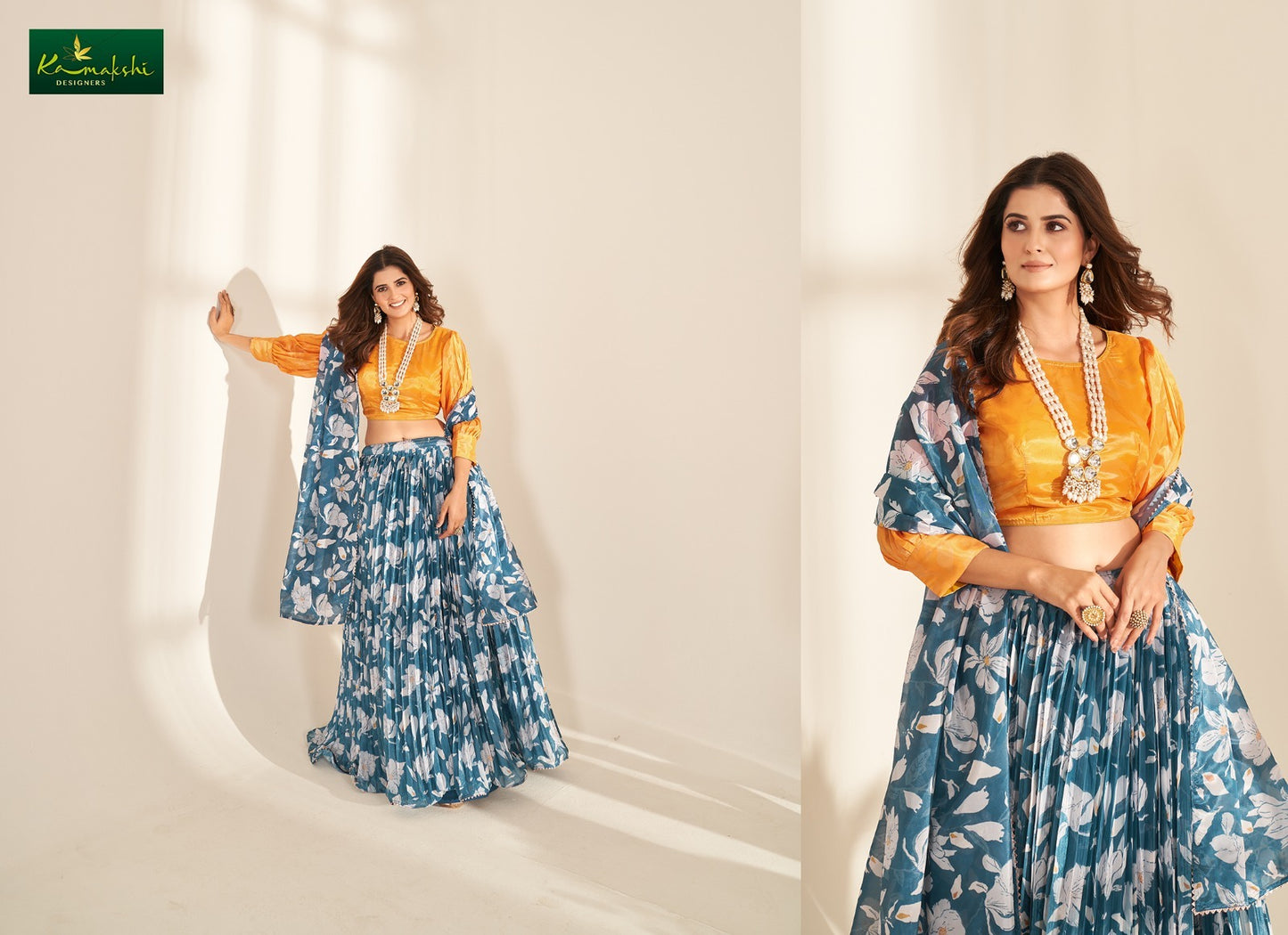 2003 Valisha Kamakshi Pure Organza Readymade Lehenga Choli