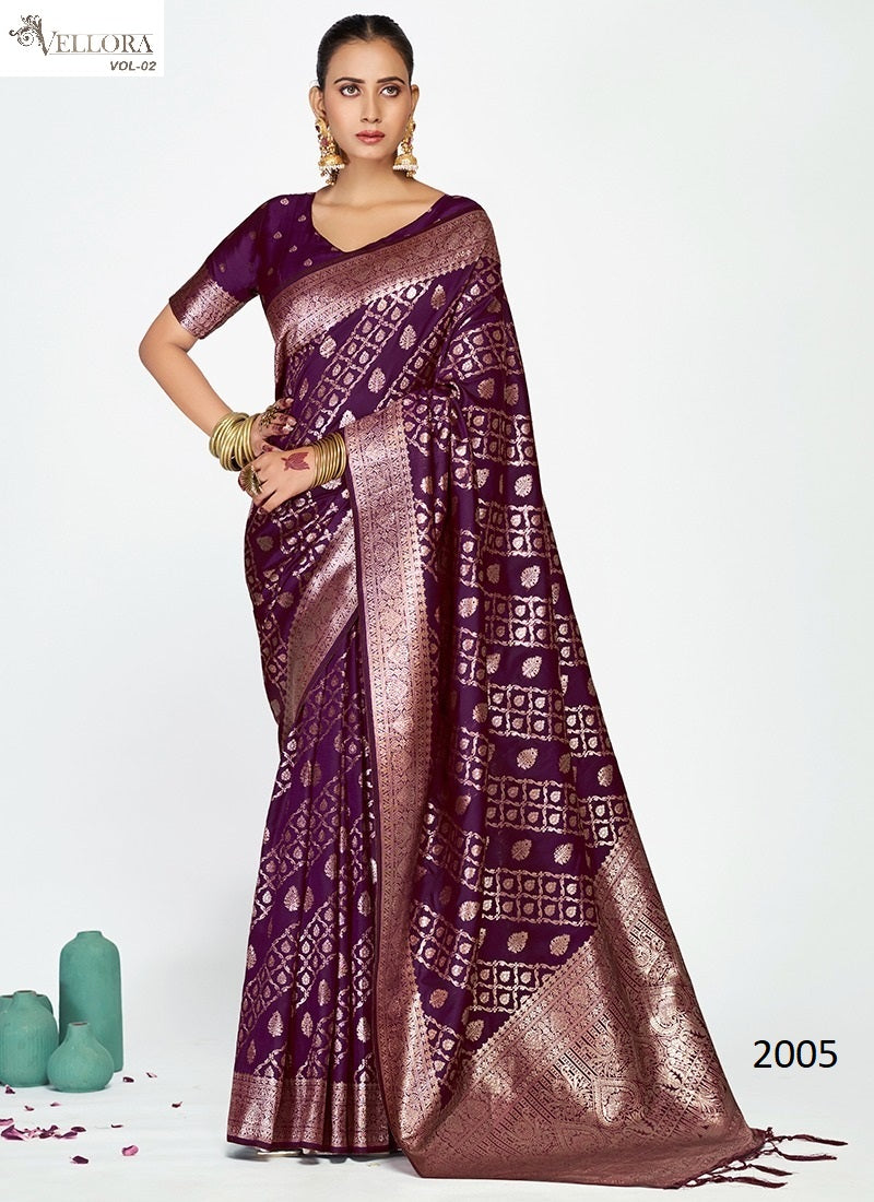2005 Vol 2 Vellora Banarasi Silk Sarees
