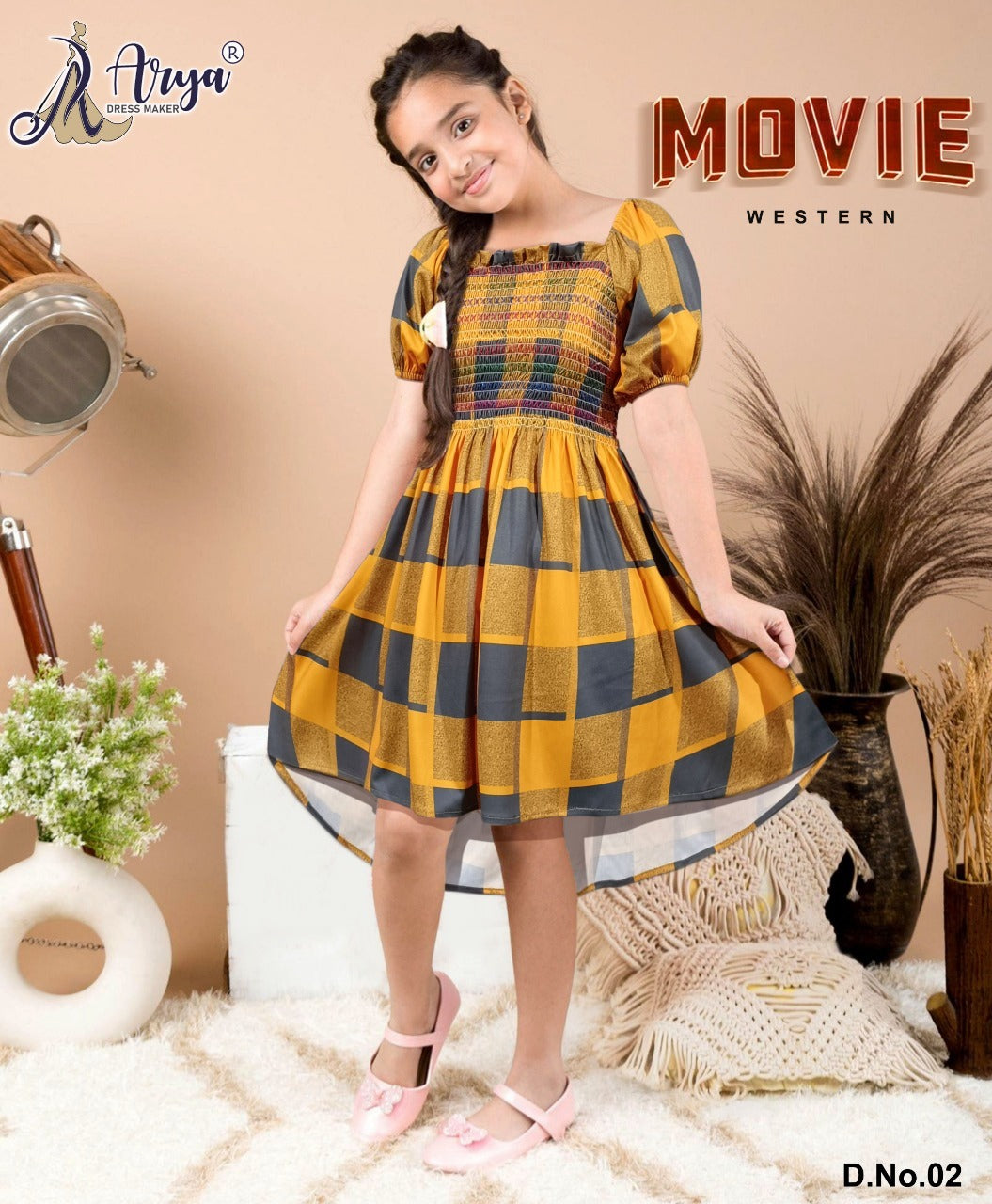 Movie 02 Adm Girls Western Dress