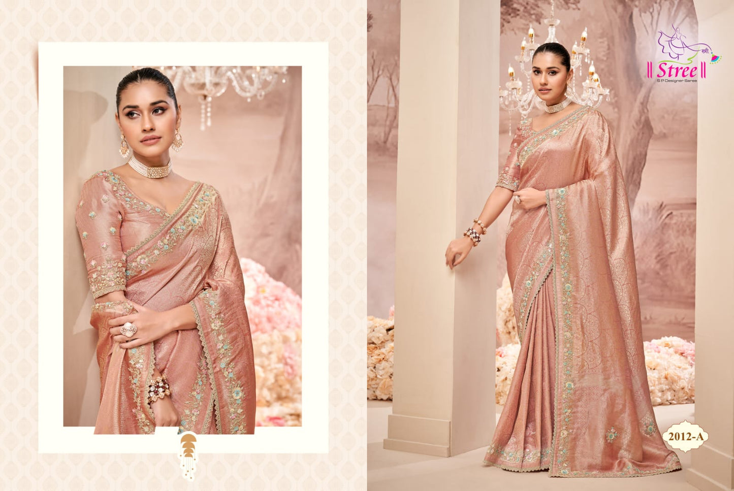 2012A Vol 1 Stree Handwork Sarees