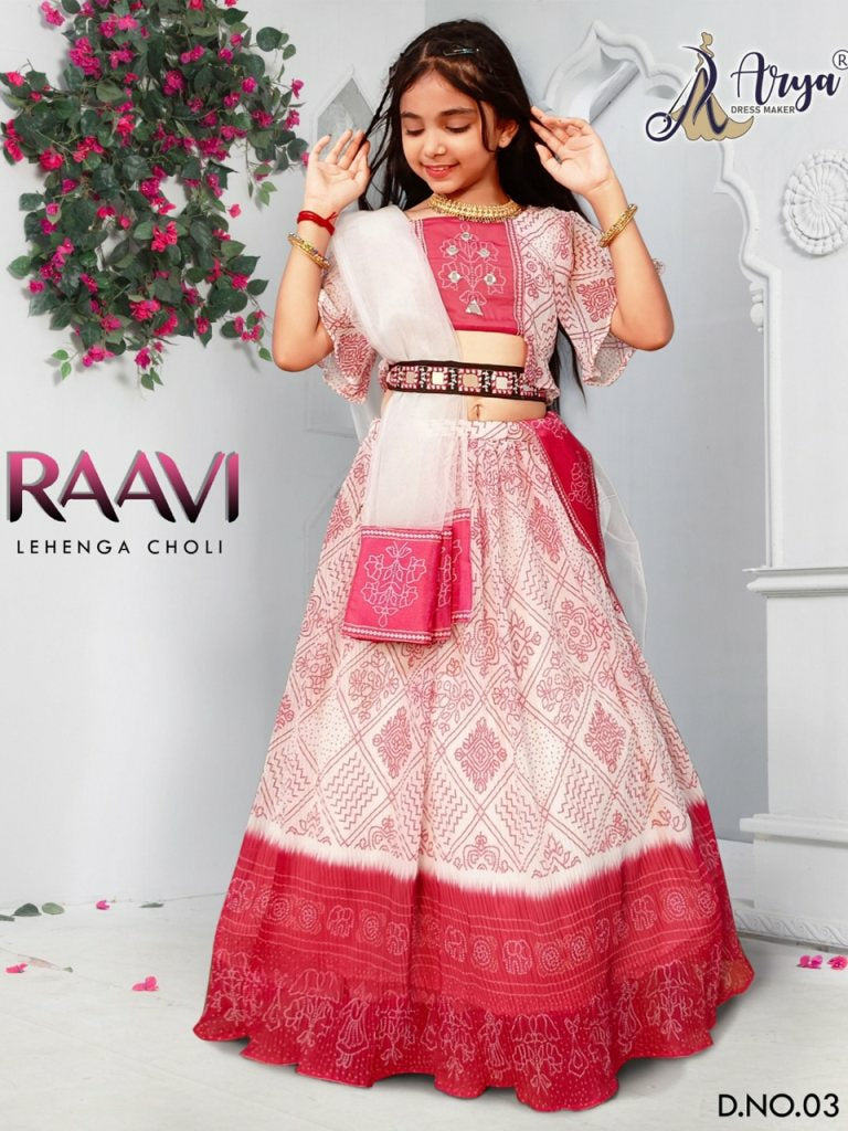 Raavi 03 Adm Girls Lehenga Choli
