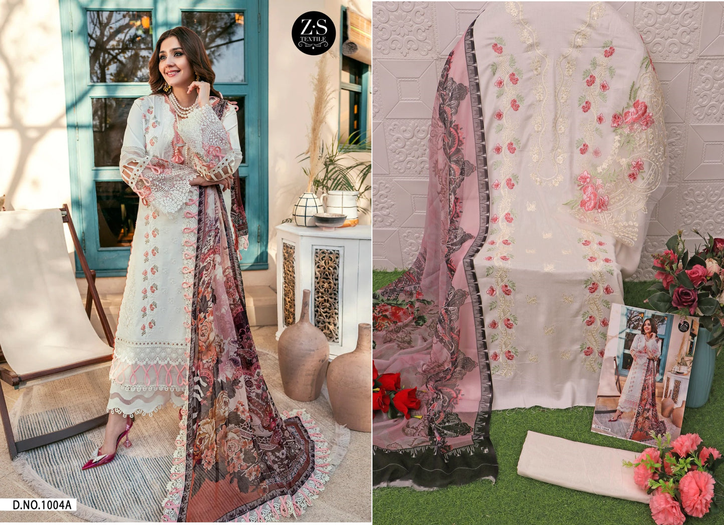 1004A Zs Textile Pakistani Salwar Suits