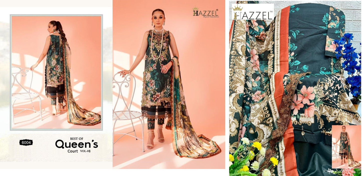 6004 Hazzel Pakistani Salwar Suits