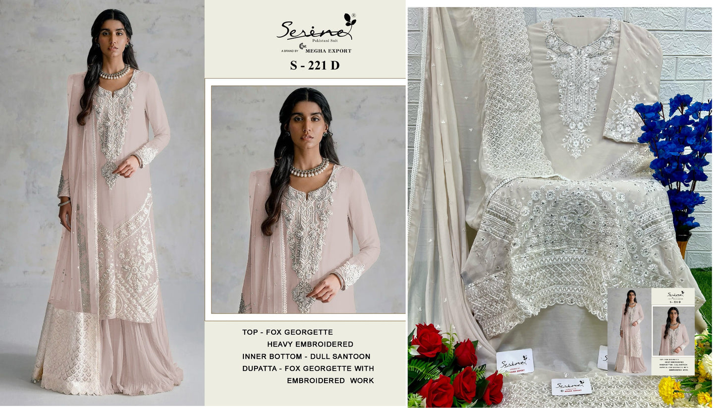 221D Serine Pakistani Salwar Suits