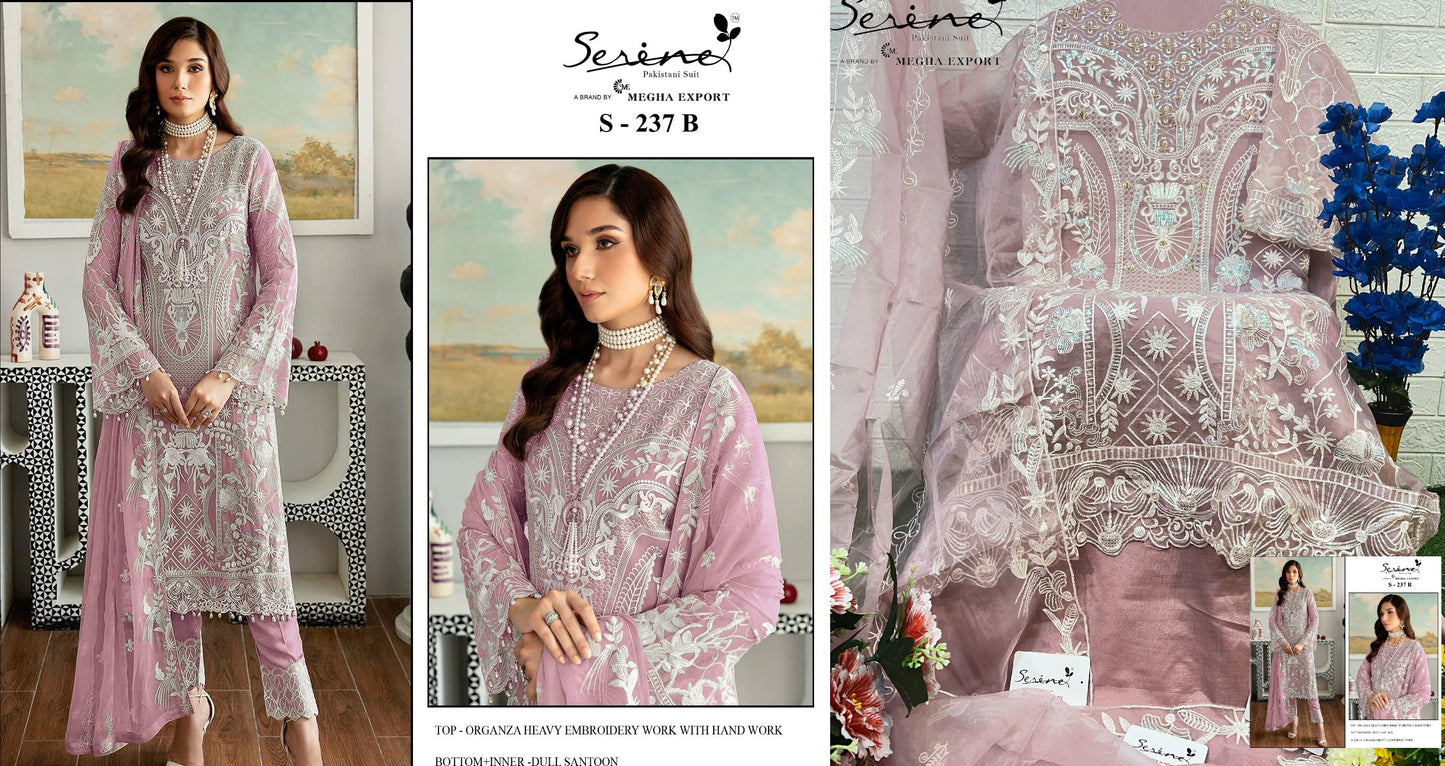 237B Serine Pakistani Salwar Suits