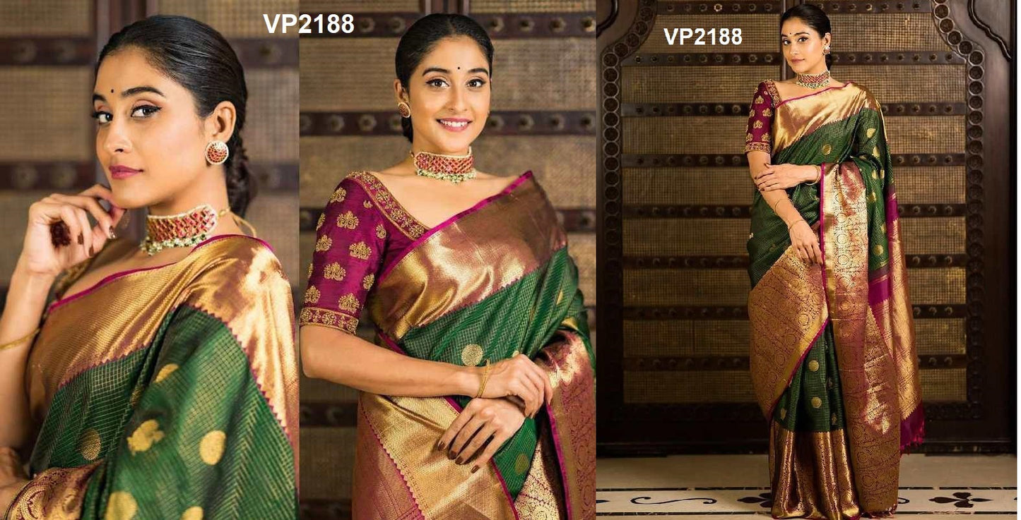 2188 Fashion Berry Sarees