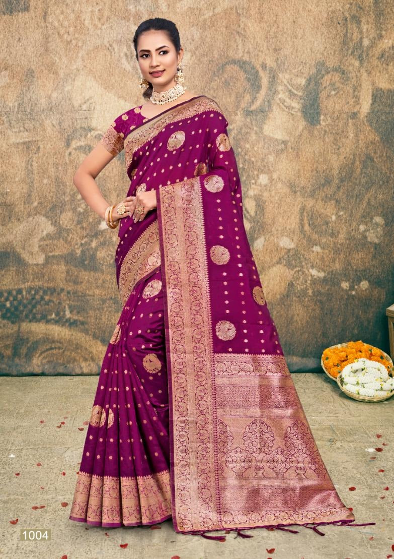 1004 Plazzo Silk Vol 3 Bunawat Sarees