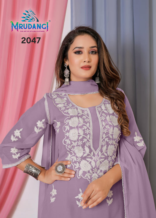 2047 Noor Mrudangi Georgette Readymade Suits