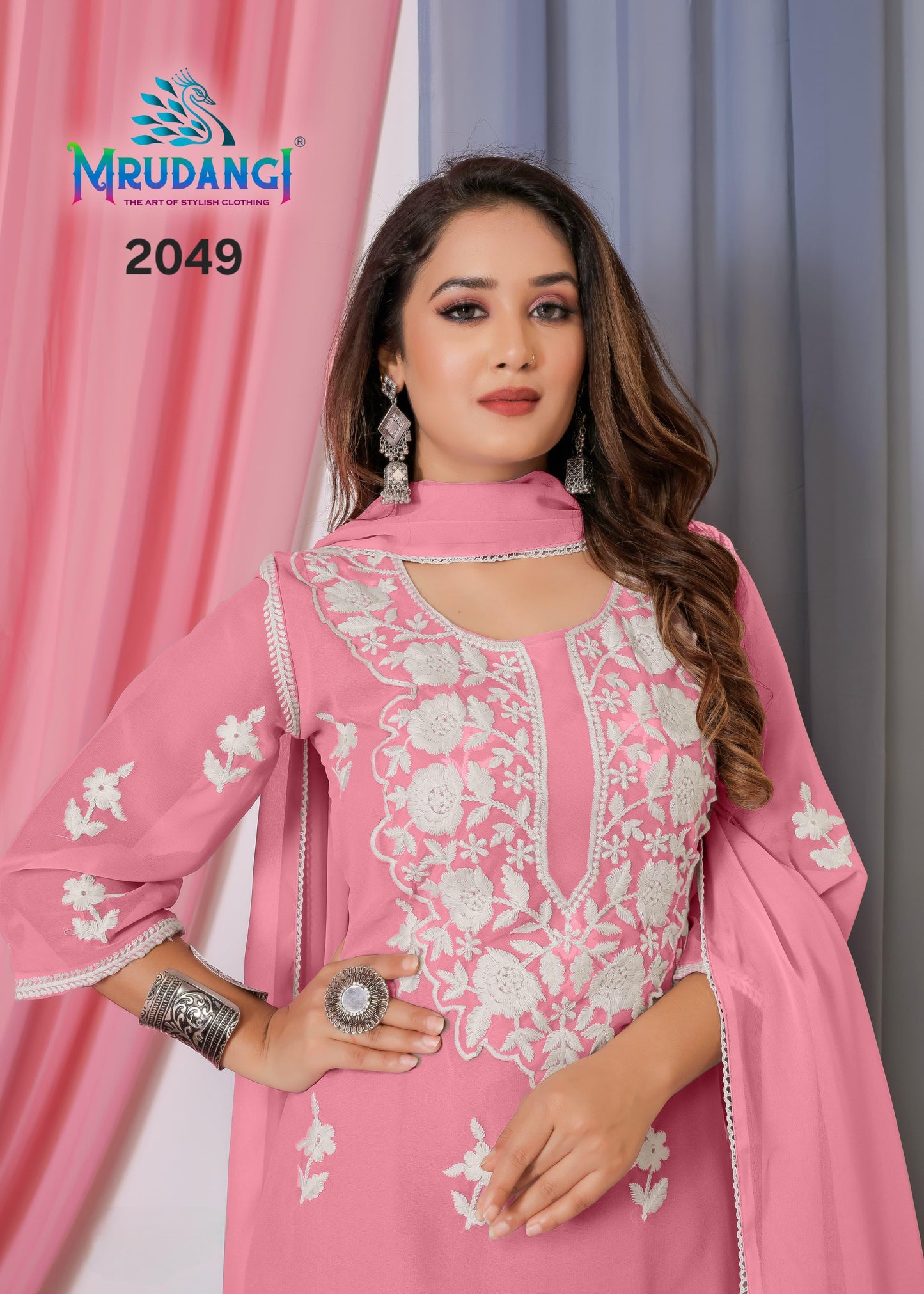 2049 Noor Mrudangi Georgette Readymade Suits