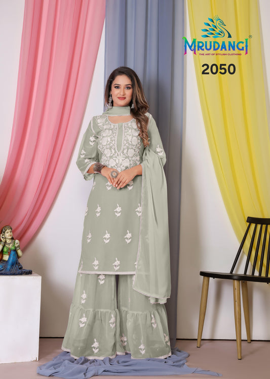 2050 Noor Mrudangi Georgette Readymade Suits
