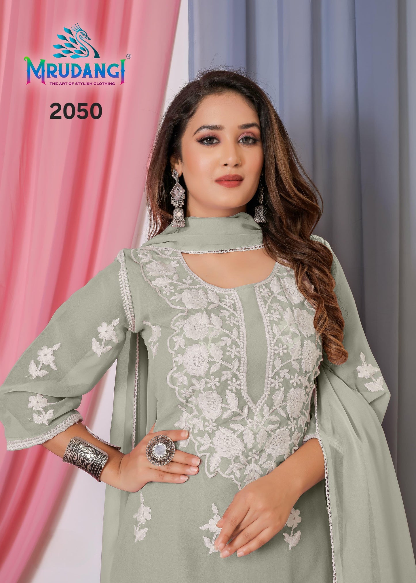 2050 Noor Mrudangi Georgette Readymade Suits