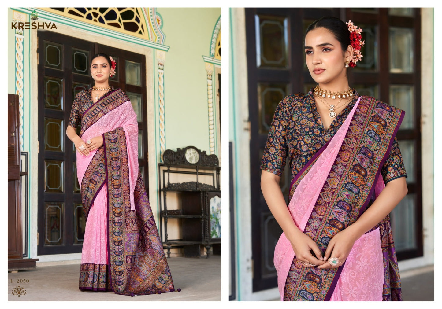 2050 Shanti Kreshva Georgette Sarees