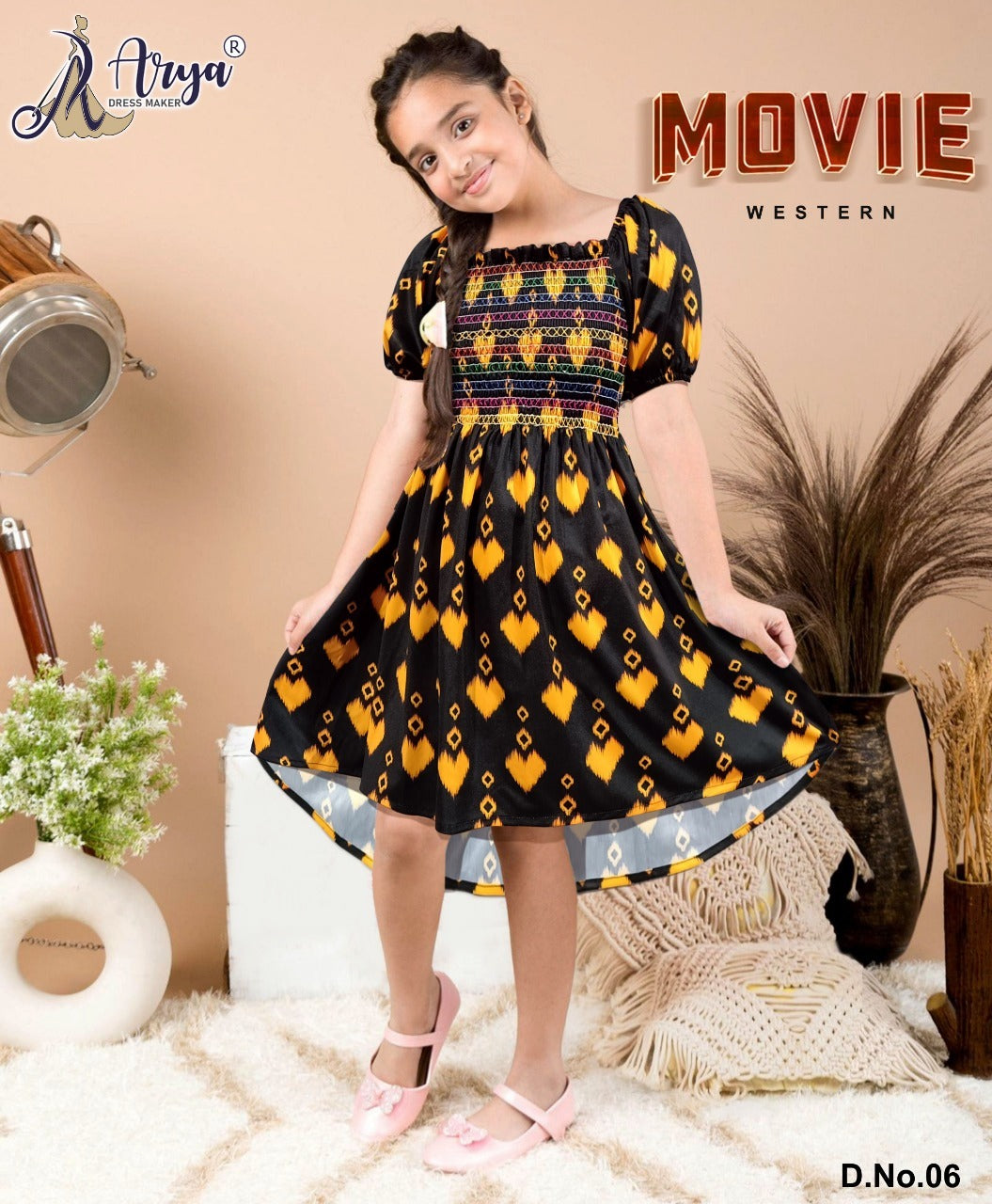 Movie 06 Adm Girls Western Dress