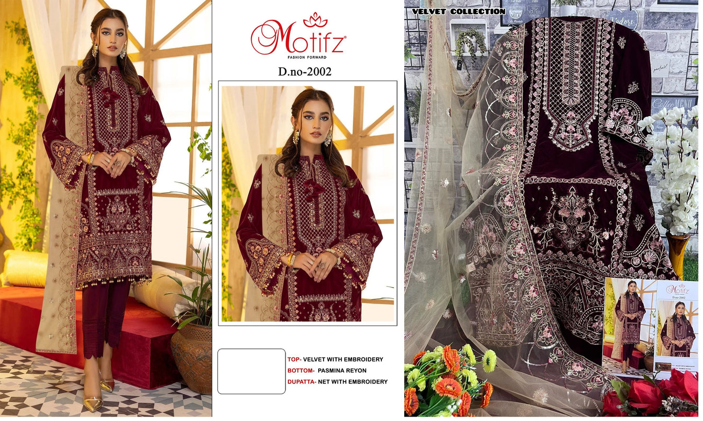 2002 Motifz Pakistani Salwar Suits