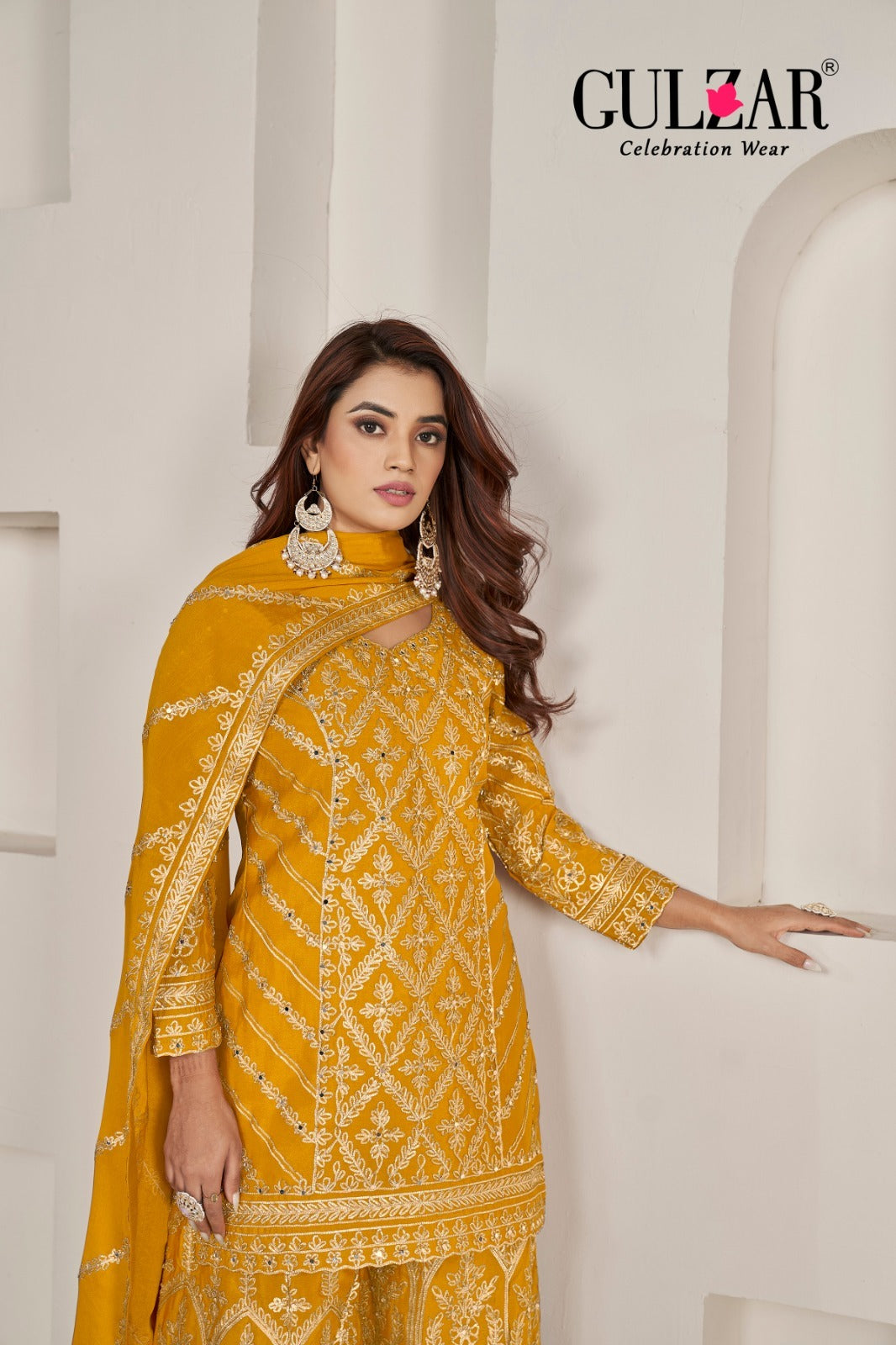 2092 Gotakari Gulzar Premium Chinon Readymade Suits