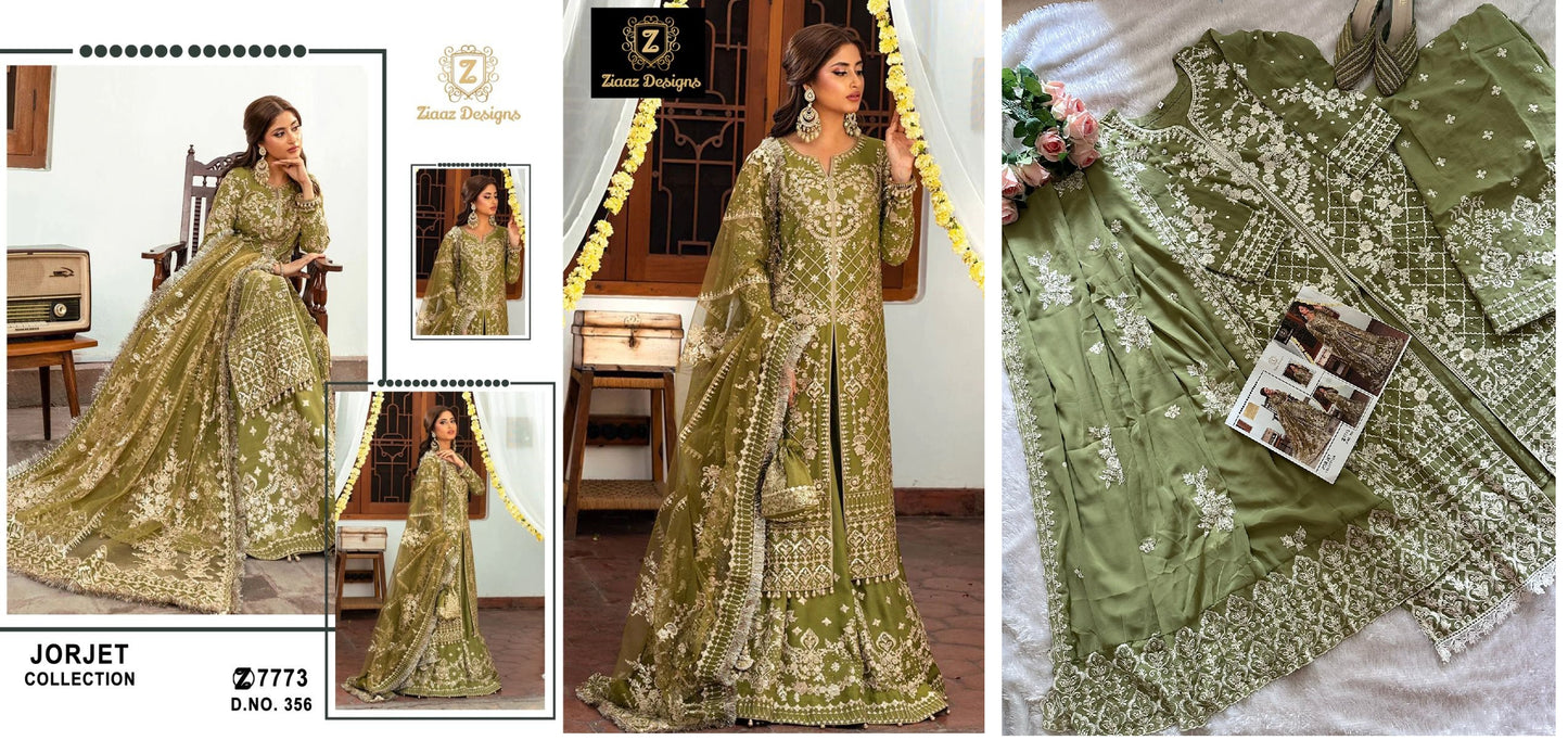 356 Ziaaz Designs Pakistani Salwar Suits