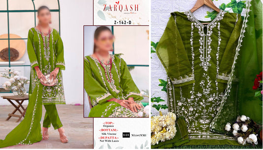142D Zarqash Pakistani Readymade Suits