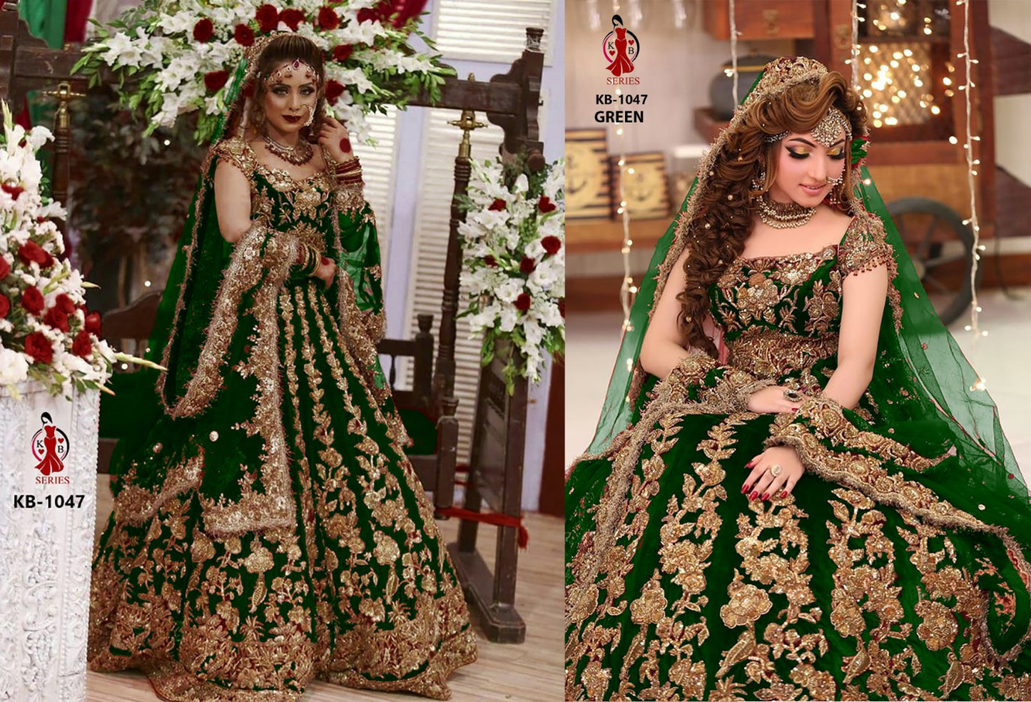 1047Green Kb Series Lehenga Choli