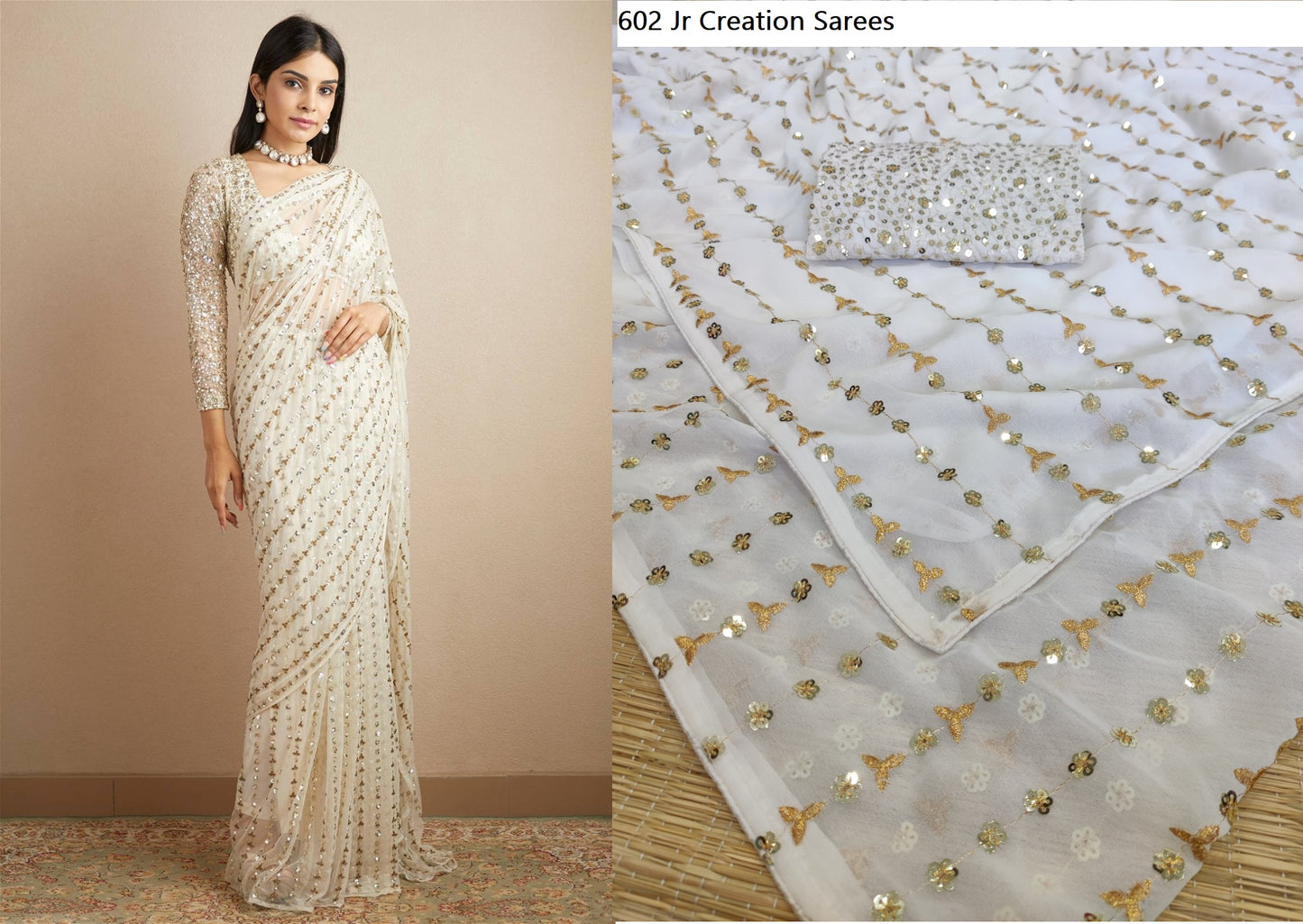 602 Jr Creation Sarees