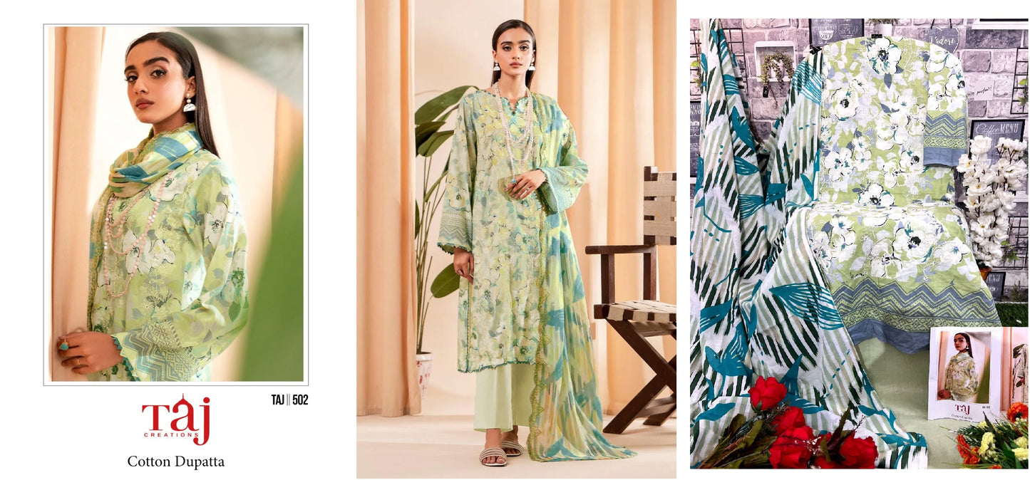 502 Taj Creations Pakistani Salwar Suits