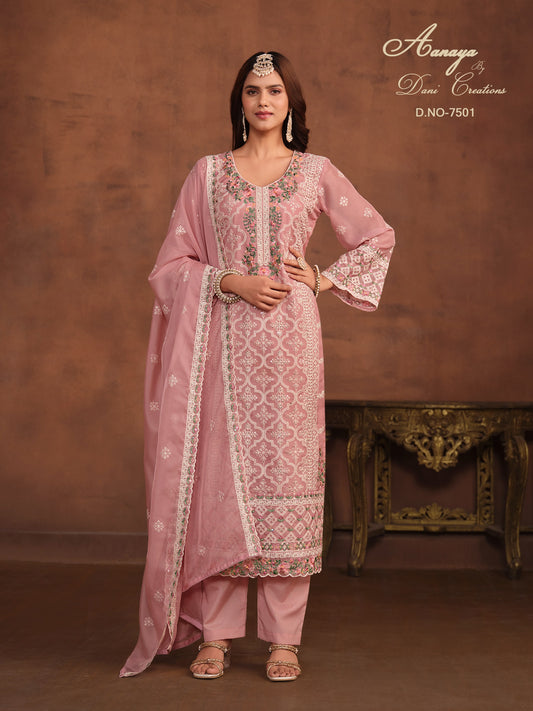7501 Aanaya Vol 175 Dani Creation Unstitched Suits