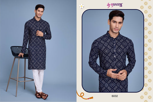 6032 Navratri 2024 Shubhvastra Mens Kurta