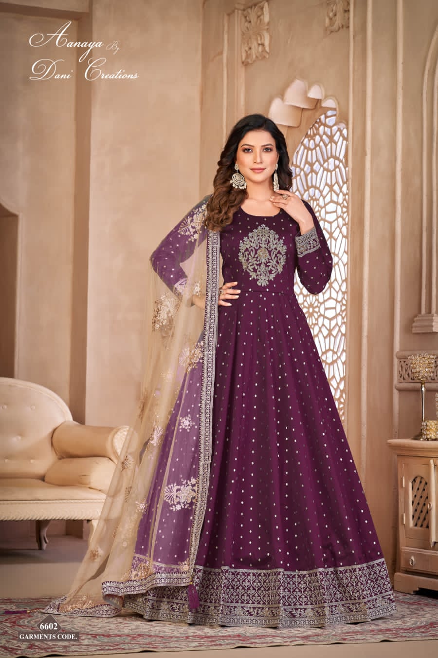 6602 Twisha Aanaya Vol 166 Dani Creation Unstitched Suits
