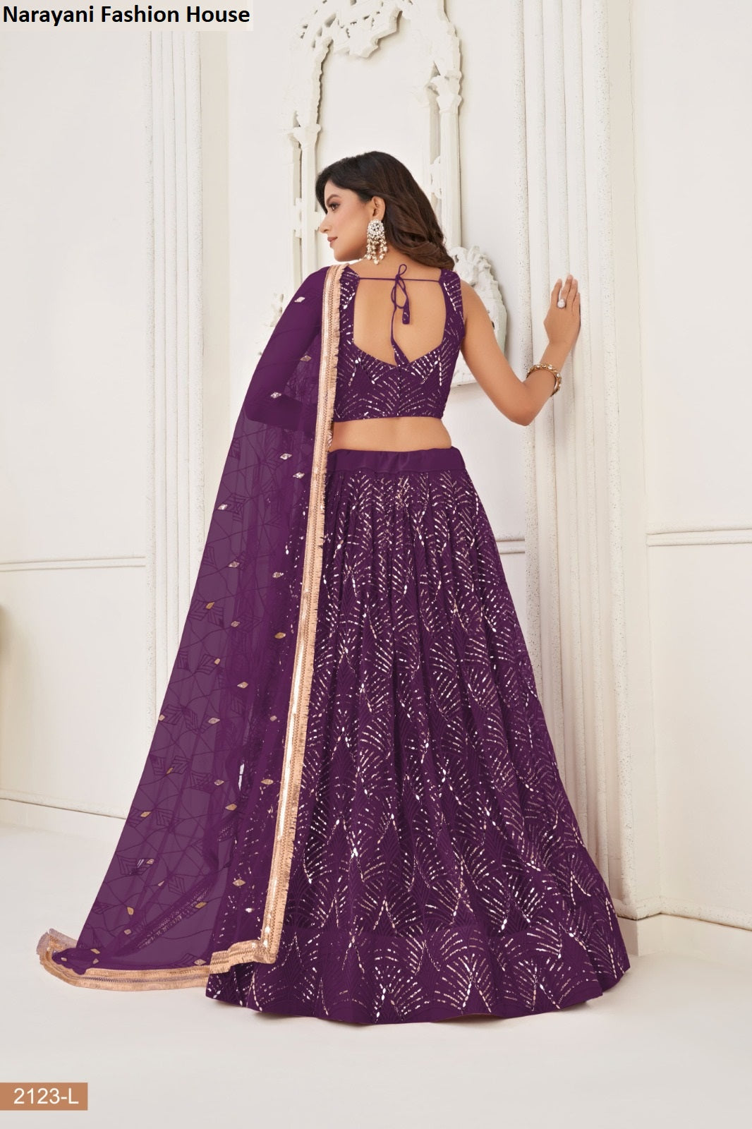 2123L Narayani Fashion House Butterfly Net Lehenga Choli