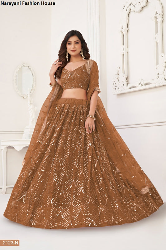 2123N Narayani Fashion House Butterfly Net Lehenga Choli
