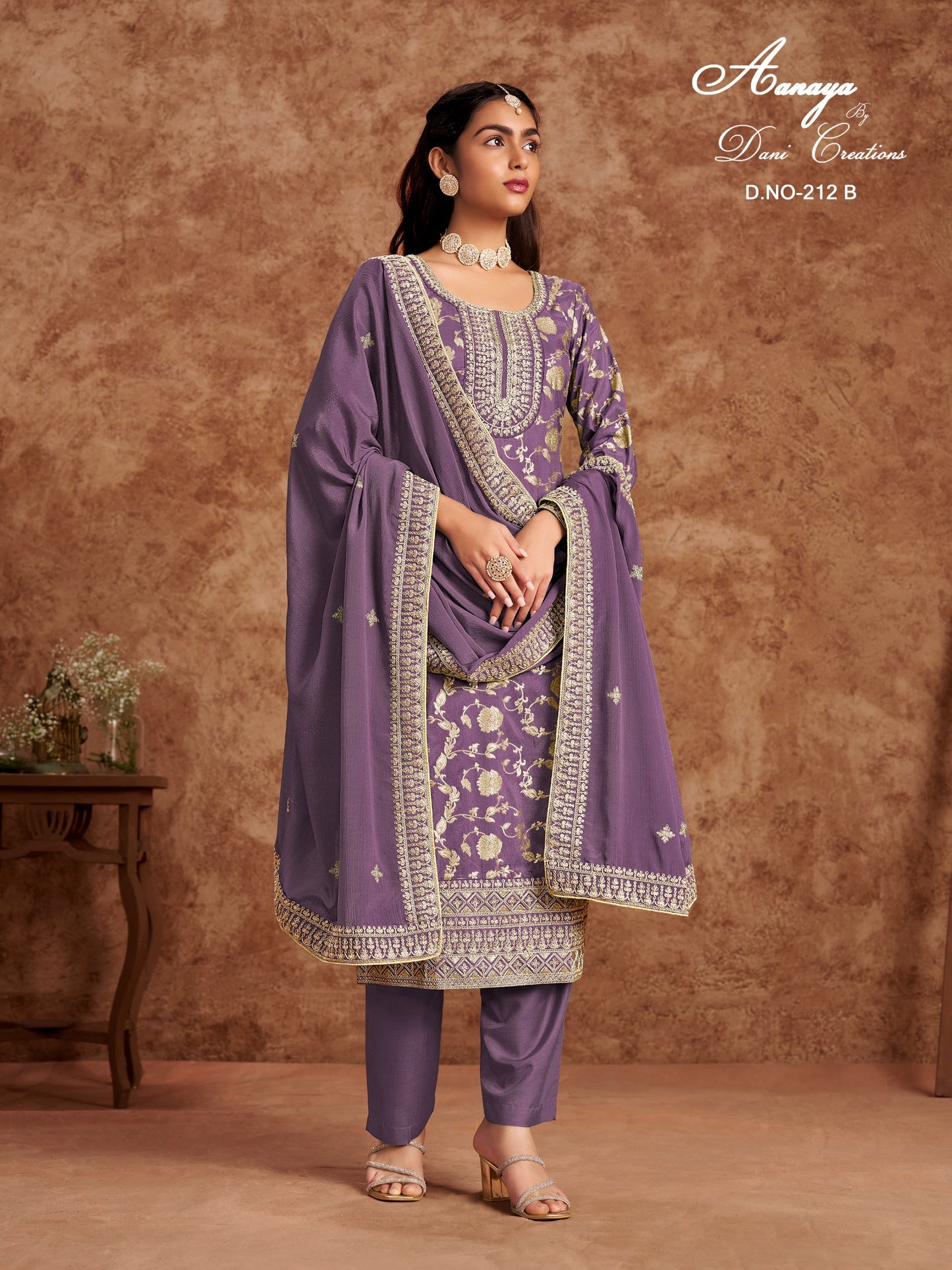 212B Aanaya Vol 212 Dani Creation Chinon Pakistani Salwar Suits