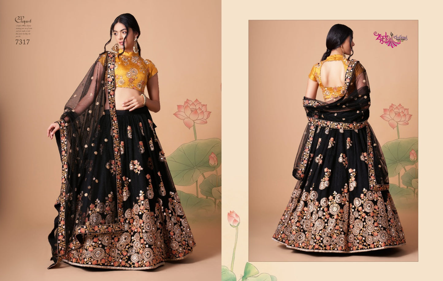 7317 Neo Romantic Vol 3 Zeel Lehenga Choli