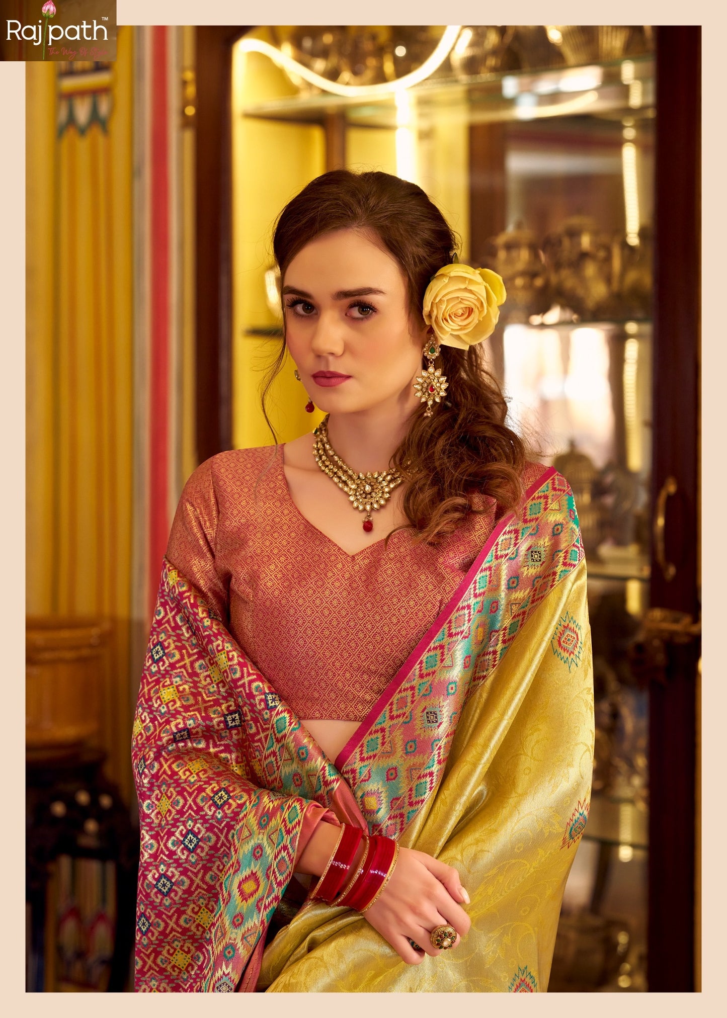 213 Rajeswari Silk Rajpath Patola Sarees