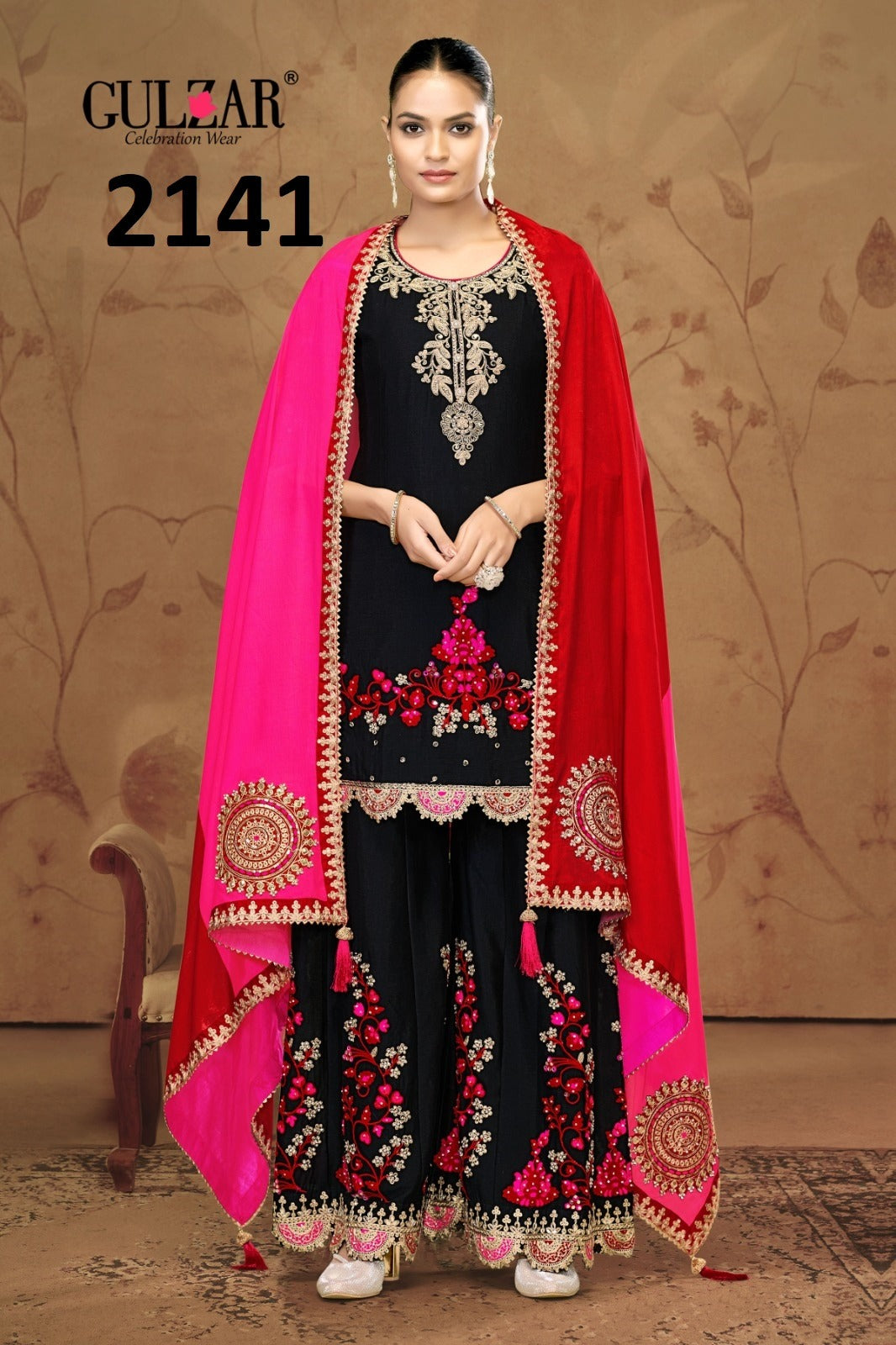 2141 Hazariphool Gulzar Premium Readymade Suits