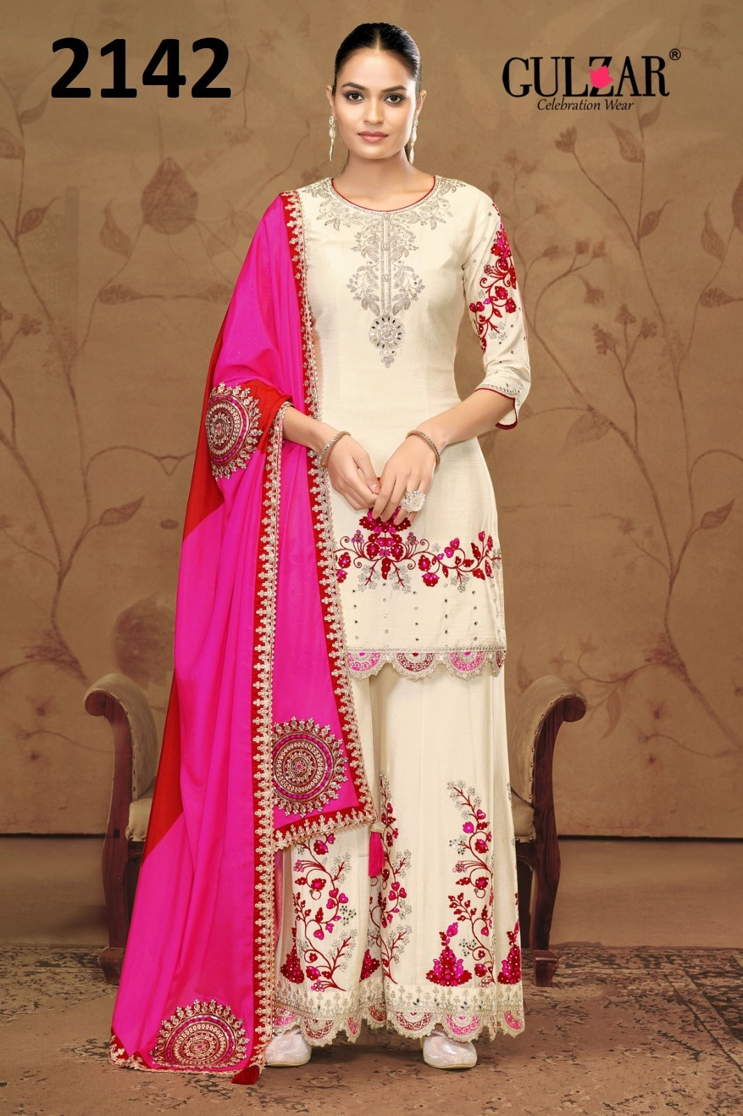 2142 Hazariphool Gulzar Premium Readymade Suits