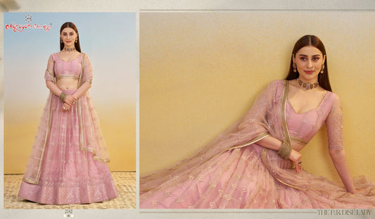 2142 Kelaya Vol 9 Narayani Fashion House Butterfly Net Lehenga Choli