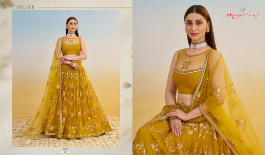 2143 Kelaya Vol 9 Narayani Fashion House Butterfly Net Lehenga Choli