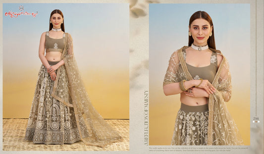 2144 Kelaya Vol 9 Narayani Fashion House Butterfly Net Lehenga Choli