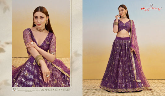 2146 Kelaya Vol 9 Narayani Fashion House Butterfly Net Lehenga Choli