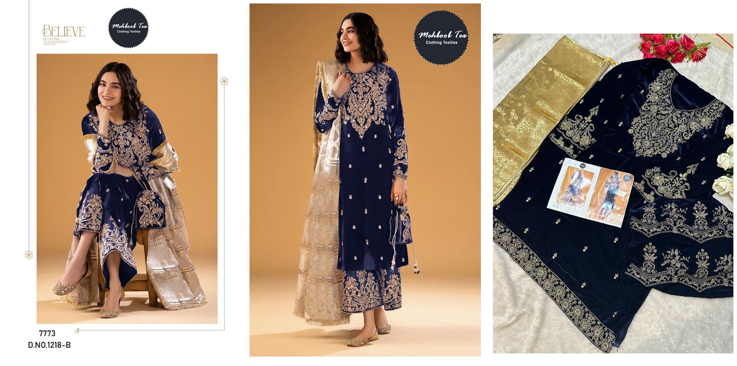 1218B Mehboob Tex Pakistani Salwar Suits