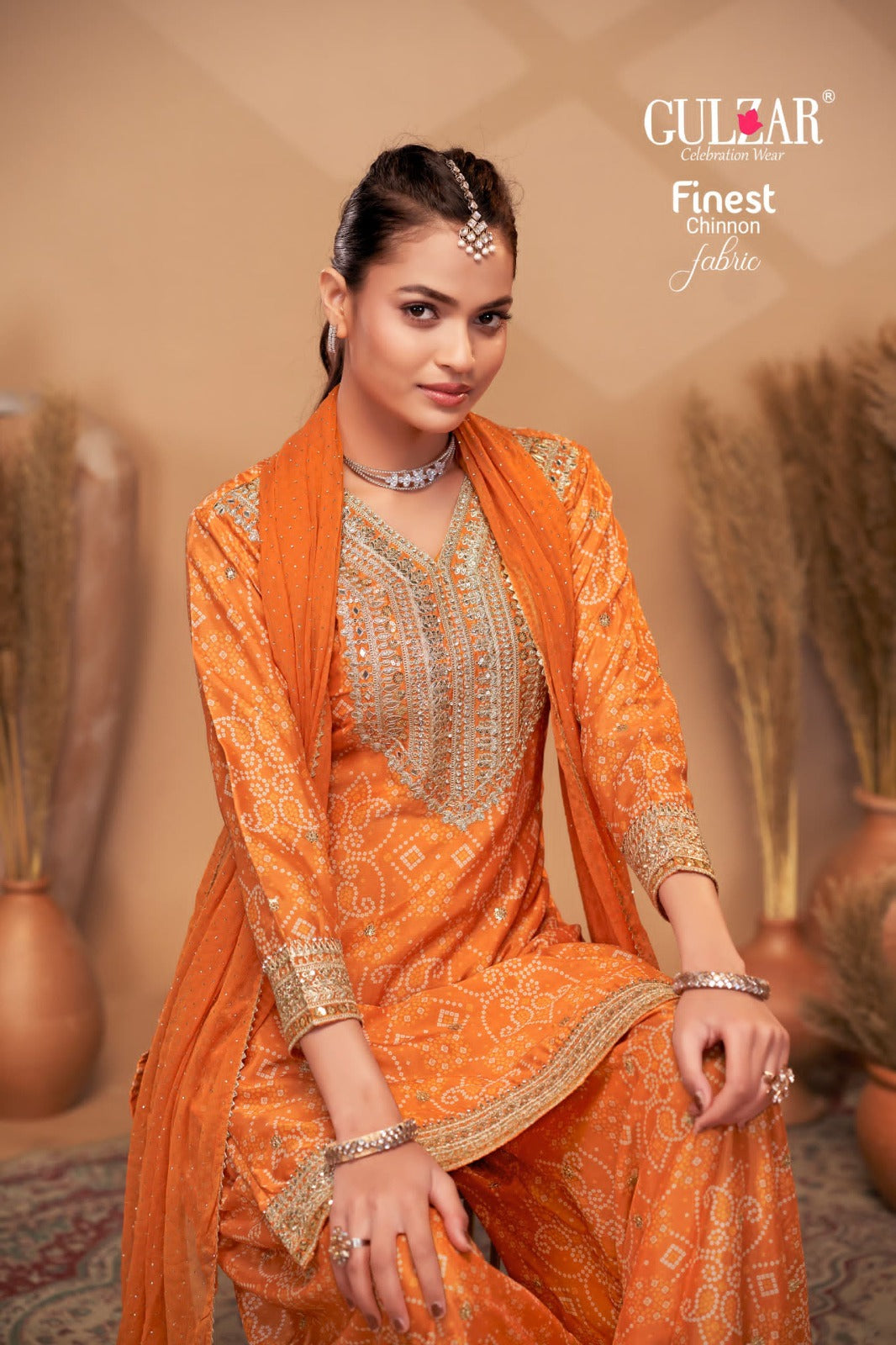 2151 Bandhrej Gulzar Premium Chinon Readymade Suits