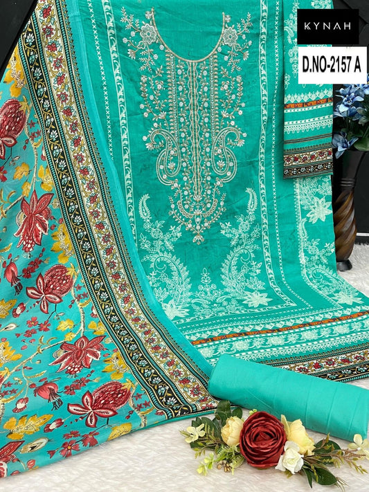 2157-A Kynah Printed Pakistani Salwar Suits