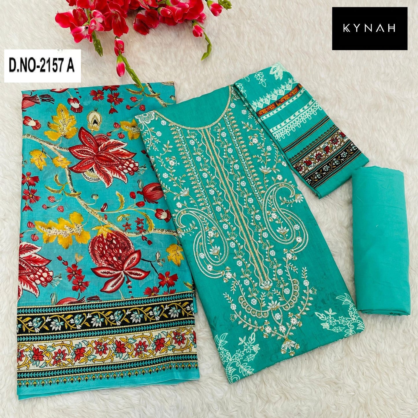 2157-A Kynah Printed Pakistani Salwar Suits
