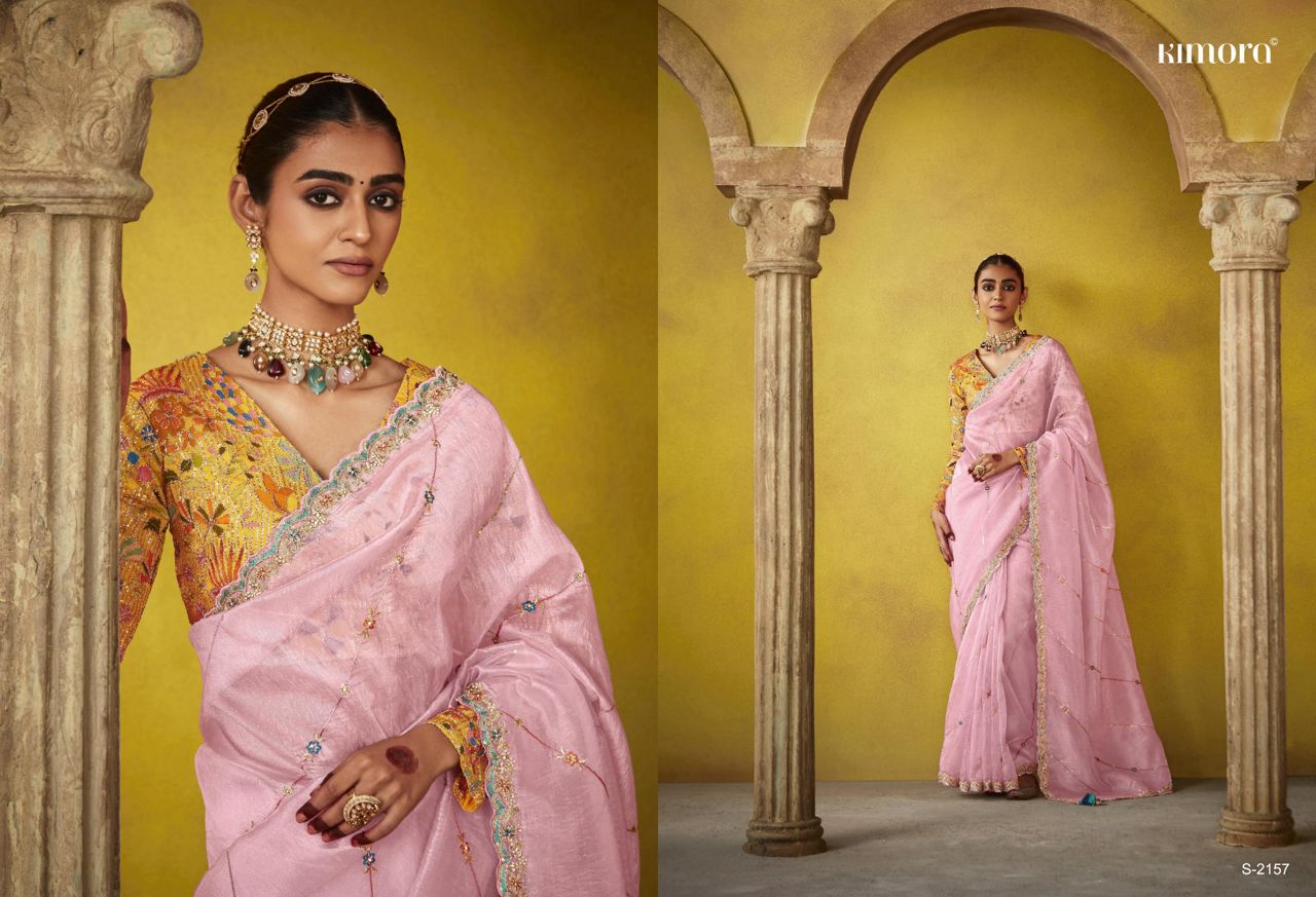 2157 Divani Kimora Embroidered Sarees