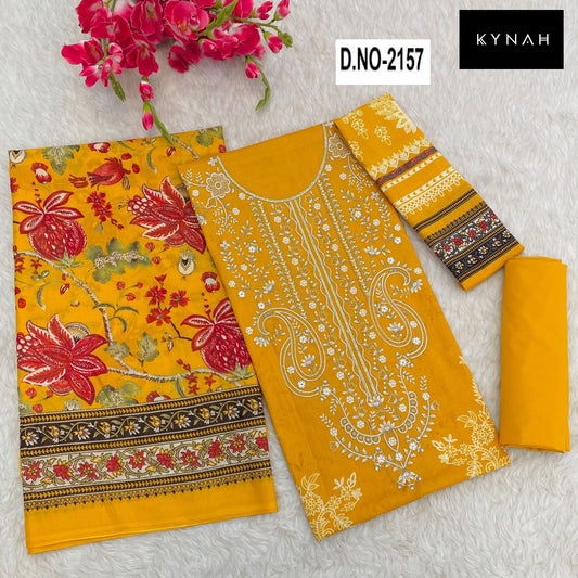 2157 Kynah Printed Pakistani Salwar Suits