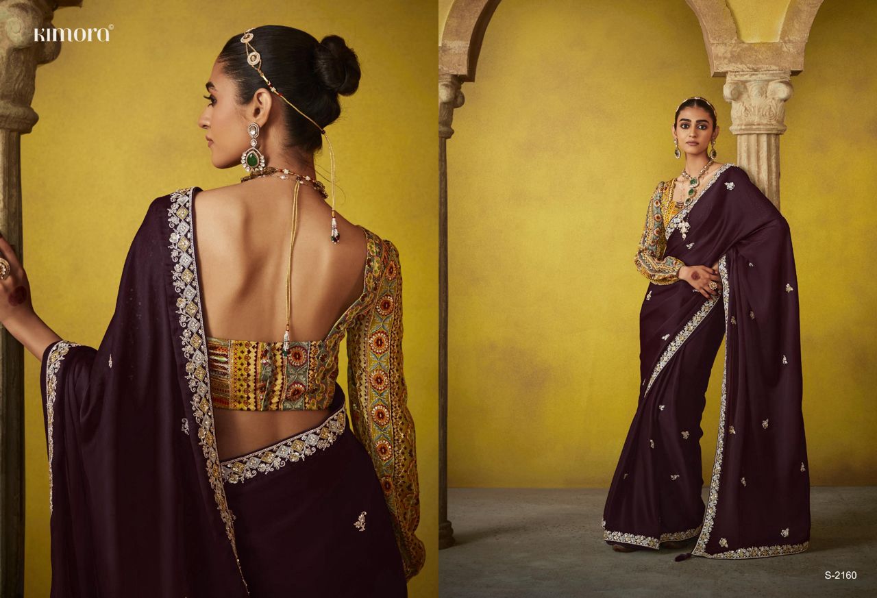 2160 Divani Kimora Embroidered Sarees