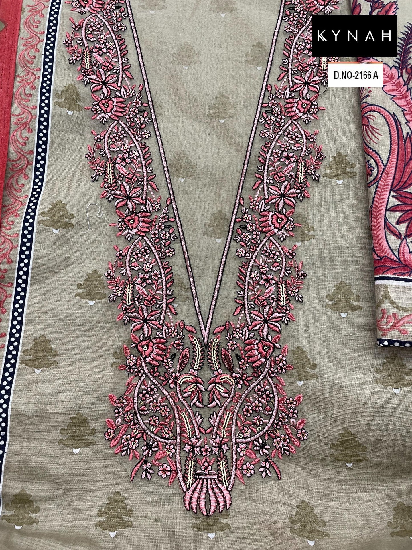 2166A Kynah Print Pakistani Salwar Suits